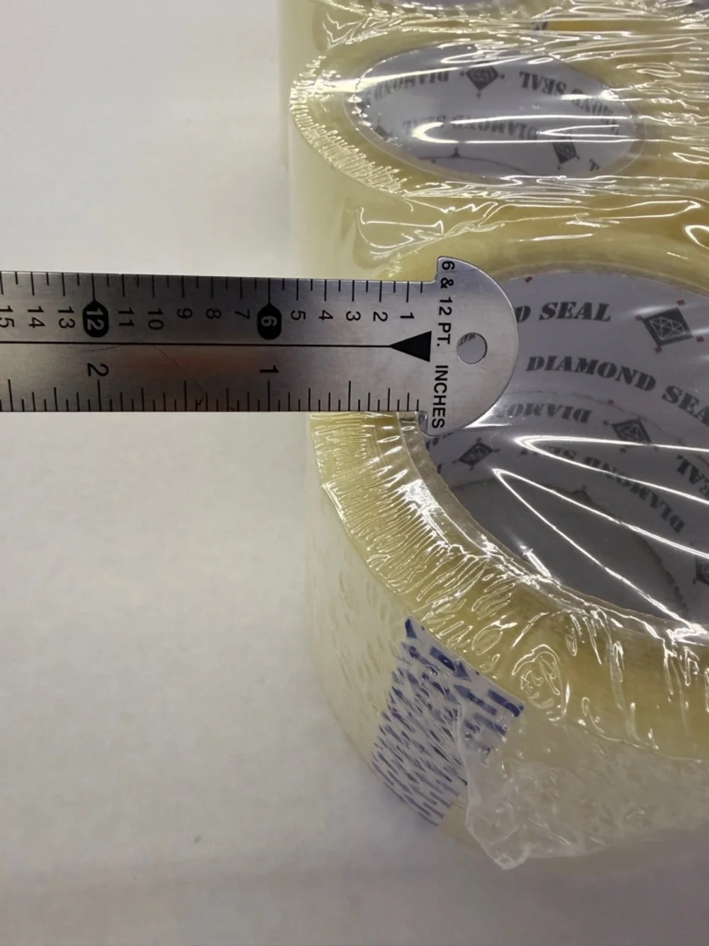 Diamond Supply Co. Clear Packing Tape Rolls 6 Pack 3inch x 100 yards
